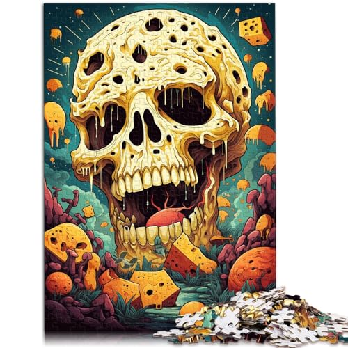 Puzzle für Erwachsene mit 1000 Teilen, Motiv: Totenkopf, Spielzeug, Denkspiel, 38x52 cm, ganze Familie Puzzle für Erwachsene mit 1000 Teilen, Motiv: Totenkopf, Spielzeug, Denkspiel, 38x52 cm, ganze Familie von SYUNFEI