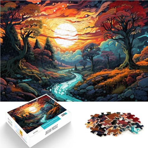 Puzzle für Erwachsene mit 1000 Teilen, Nara Park, Denkspiel, Spaß für zu Hause, Aktivitäten, Geburtstagsgeschenk, Reisegeschenk, 10,27 x 14,96 Zoll von SYUNFEI