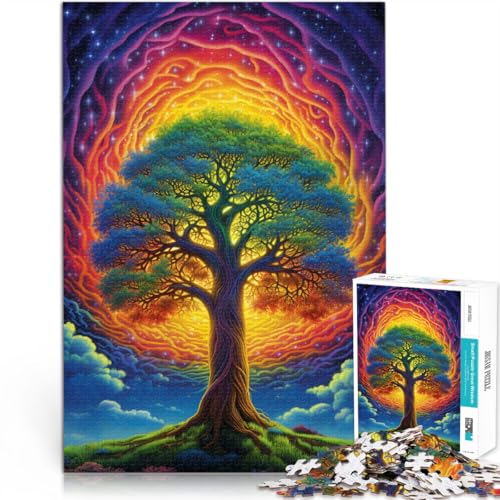 Puzzle mit 1000 Teilen für Erwachsene, Bäume, Denkspiel, Familienspiel, Stressabbau, schwieriges Herausforderungspuzzle, 26x38cm Puzzle mit 1000 Teilen für Erwachsene, Bäume, Denkspiel, Familienspiel, Stressabbau, schwieriges Herausforderungspuzzle, 26x38cm von SYUNFEI