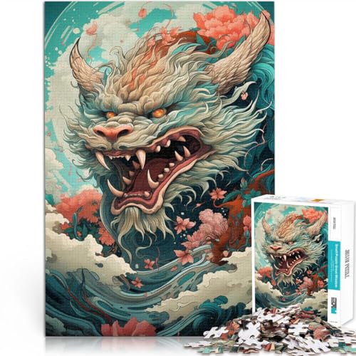 Puzzle für Erwachsene mit 1000 Teilen, Tier-Drache, Denkspiel, anspruchsvoll, Aber unterhaltsam und humorvoll, 26x38cm, für Teenager ab 14 Jahren Puzzle für Erwachsene mit 1000 Teilen, Tier-Drache, Denkspiel, anspruchsvoll, Aber unterhaltsam und humorvoll, 26x38cm, für Teenager ab 14 Jahren von SYUNFEI