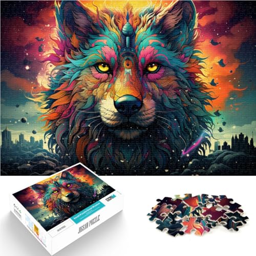 Puzzle für Erwachsene mit 1000 Teilen, Tier-Spielzeug, Denkspiel, 50x75 cm, geeignet als Schreibtischdekoration für Jugendliche ab 14 Jahren von SYUNFEI