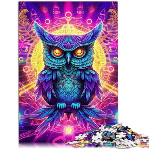 Puzzle für Erwachsene mit 1000 Teilen, Tierkunst, Eule, Denkspiel, 38x52 cm, geeignet für Paare und Teenager ab 14 Jahren Puzzle für Erwachsene mit 1000 Teilen, Tierkunst, Eule, Denkspiel, 38x52 cm, geeignet für Paare und Teenager ab 14 Jahren von SYUNFEI