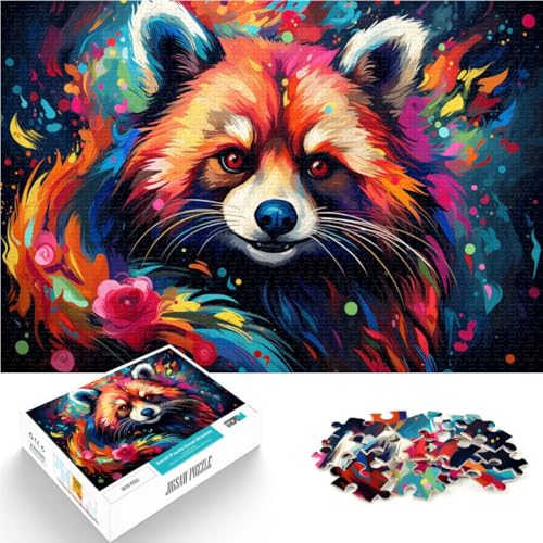 Puzzle für Erwachsene mit 2000 Teilen, Fantasie-Puzzle mit rotem Panda, Kunst, Denkspiel, 60 x 100 cm, anspruchsvoll, Aber unterhaltsam von SYUNFEI