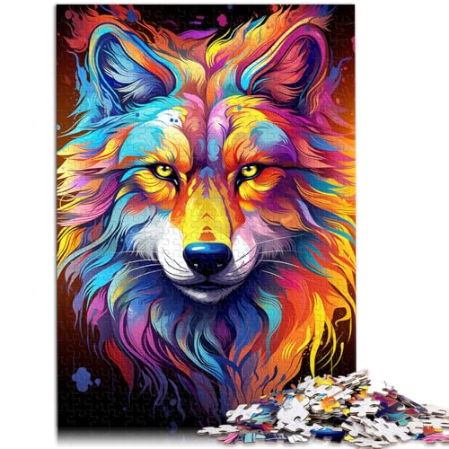Puzzle für Erwachsene, 1000 Teile, Wolfsmalerei, Lernpuzzle, Wichtelgeschenke,38x52cm, für Teenager ab 14 Jahren von SYUNFEI