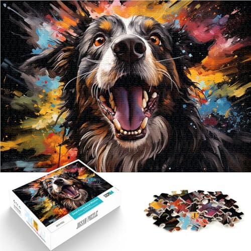 1000-teiliges Puzzle für Erwachsene „Psychedelic Shepherd“, Spielzeug, Denkspiel, ganze Familie, 26x38cm von SYUNFEI