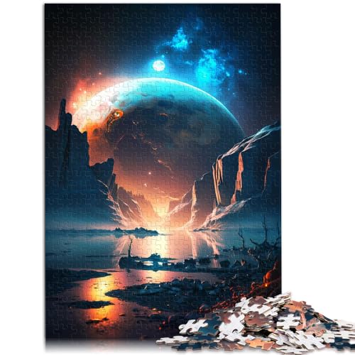 Puzzle für Erwachsene, 1000 Teile, kosmische Bergkette, Spielzeug, Denkspiel, anspruchsvolles Puzzlespiel und Familienspiel, 10,27 Zoll x 14,96 Zoll von SYUNFEI
