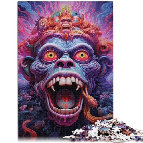 1000-teiliges Puzzle für Erwachsene, Affen-Lernpuzzle,50x75cm, Geschenkideen für Teenager ab 14 Jahren von SYUNFEI