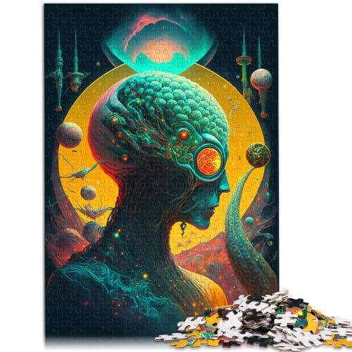 Puzzle 1000 Teile für Erwachsene, Aliens-Spiel, Spielzeug, Familienspiel, Stressabbau, schwieriges Herausforderungspuzzle, 14,96 Zoll x 20,47 Zoll Puzzle 1000 Teile für Erwachsene, Aliens-Spiel, Spielzeug, Familienspiel, Stressabbau, schwieriges Herausforderungspuzzle, 14,96 Zoll x 20,47 Zoll von SYUNFEI