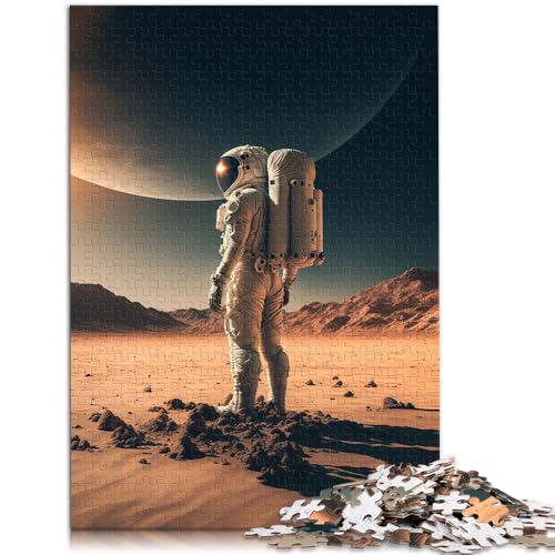 2000-teiliges Puzzle für Erwachsene, Astronaut auf einem neuen Planeten, Stressabbau, Weihnachtspuzzle, Geschenke, 27,56 x 39,37 Zoll, für Jugendliche ab 14 Jahren von SYUNFEI