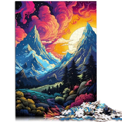 Puzzle 2000 Teile für Erwachsene Berglandschaft Denkspiel 27,56 Zoll x 39,37 Zoll ganze Familie Puzzle 2000 Teile für Erwachsene Berglandschaft Denkspiel 27,56 Zoll x 39,37 Zoll ganze Familie von SYUNFEI