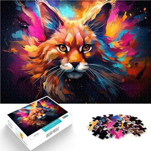 Puzzle für Erwachsene, 1000 Teile, farbenfrohes Rotluchs-Gemälde, präzise geschnitten, zum Stressabbau, 50 x 75 cm, für Teenager ab 14 Jahren Puzzle für Erwachsene, 1000 Teile, farbenfrohes Rotluchs-Gemälde, präzise geschnitten, zum Stressabbau, 50 x 75 cm, für Teenager ab 14 Jahren von SYUNFEI