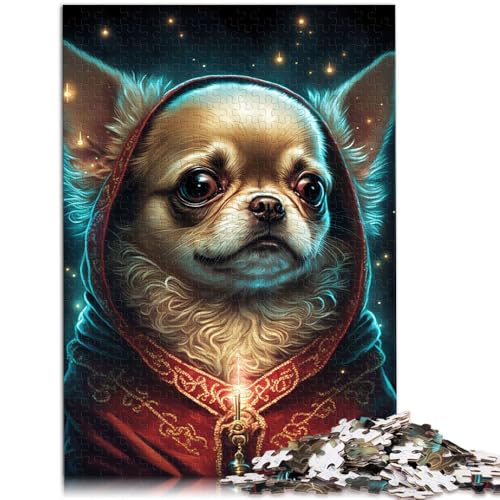 1000-teiliges Puzzle für Erwachsene, Chihuahua-Hund, Quizspiel,50x75cm, Weihnachtspuzzle-Geschenke für Teenager ab 14 Jahren von SYUNFEI