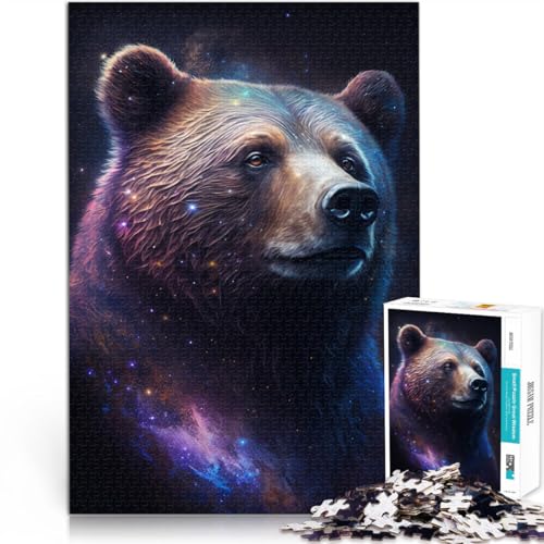 Puzzle für Erwachsene, 1000 Teile, Galaxie-Tiere, Braunbär, Quizspiel, Geburtstagsgeschenk, Geschenke, Wandkunst, 50 x 75 cm, für Teenager ab 14 Jahren Puzzle für Erwachsene, 1000 Teile, Galaxie-Tiere, Braunbär, Quizspiel, Geburtstagsgeschenk, Geschenke, Wandkunst, 50 x 75 cm, für Teenager ab 14 Jahren von SYUNFEI