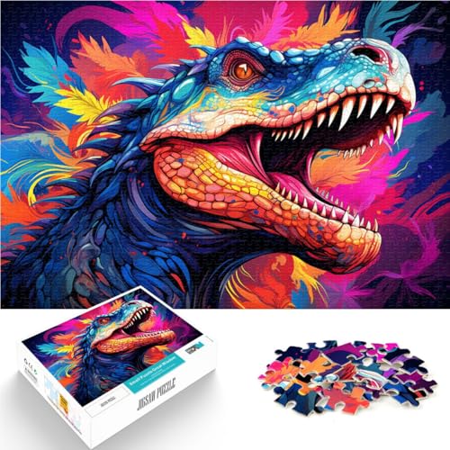 2000-teiliges Puzzle für Erwachsene, Dinosaurier-Denkspiel, 27,56 x 39,37 Zoll, Kunstwerk für Teenager ab 14 Jahren von SYUNFEI
