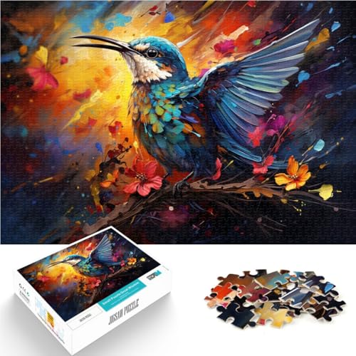 Puzzle für Erwachsene, 1000 Teile, Fantasie-Blauvogel, Präzisionsschnitt-Puzzle, Weihnachts- und Geburtstagsgeschenke, 26x38cm, für Teenager ab 14 Jahren von SYUNFEI