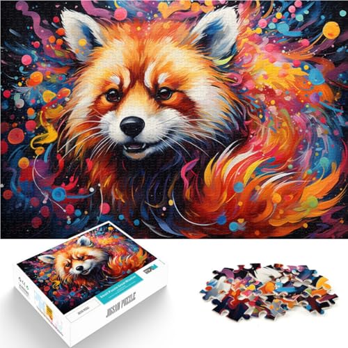 1000-teiliges Puzzle für Erwachsene, Fantasie-Puzzle mit rotem Panda, Heimdekoration, verbessert das Gedächtnis, 50 x 75 cm, für Teenager ab 14 Jahren 1000-teiliges Puzzle für Erwachsene, Fantasie-Puzzle mit rotem Panda, Heimdekoration, verbessert das Gedächtnis, 50 x 75 cm, für Teenager ab 14 Jahren von SYUNFEI