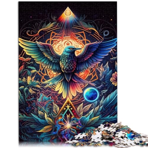 Puzzle für Erwachsene, 1000 Teile, Fantasievogel, Familienunterhaltungsspielzeug, 38x52cm, für Teenager ab 14 Jahren von SYUNFEI