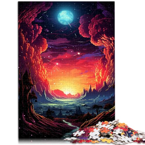 1000-teiliges Puzzle für Erwachsene, Fantasieweltraum, Lernspielzeug, tolles Geschenk für Spiele,38x52cm, für Teenager ab 14 Jahren 1000-teiliges Puzzle für Erwachsene, Fantasieweltraum, Lernspielzeug, tolles Geschenk für Spiele,38x52cm, für Teenager ab 14 Jahren von SYUNFEI