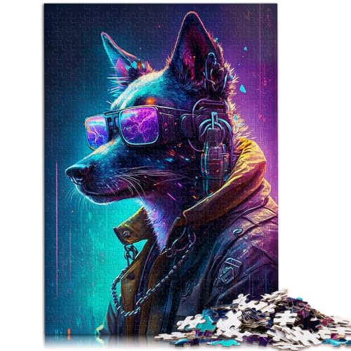 1000-teiliges Puzzle für Erwachsene, farbiges mechanisches Hunde-Spielzeug, tolle Geschenke und Spielzeuge,38x52cm, für Teenager ab 14 Jahren von SYUNFEI