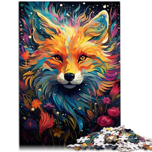 Puzzle 1000 Teile für Erwachsene, Farbmalerei, Fuchs, anspruchsvolles, schwieriges Puzzle, Geburtstagsgeschenk, Geschenke 10,27 x 14,96 Zoll für 14-Jährige Puzzle 1000 Teile für Erwachsene, Farbmalerei, Fuchs, anspruchsvolles, schwieriges Puzzle, Geburtstagsgeschenk, Geschenke 10,27 x 14,96 Zoll für 14-Jährige von SYUNFEI