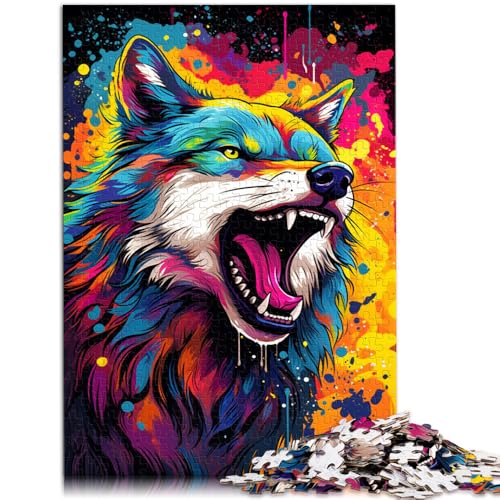 2000-teiliges Puzzle für Erwachsene, Wolf malen, Lernspielzeug, Analyse und Logik, 70 x 100 cm, für Teenager ab 14 Jahren 2000-teiliges Puzzle für Erwachsene, Wolf malen, Lernspielzeug, Analyse und Logik, 70 x 100 cm, für Teenager ab 14 Jahren von SYUNFEI