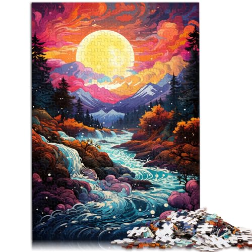 Puzzle 2000 Teile für Erwachsene, Flusspuzzle, Wanddekoration, ganze Familie, 70 x 100 cm, für 14-Jährige von SYUNFEI