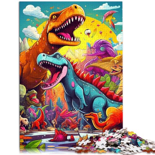 Puzzle für Erwachsene, 1000 Teile, Dinosaurierwelt, Lernspielzeug, tolles Geschenk für Spiele,38x52cm, für Teenager ab 14 Jahren Puzzle für Erwachsene, 1000 Teile, Dinosaurierwelt, Lernspielzeug, tolles Geschenk für Spiele,38x52cm, für Teenager ab 14 Jahren von SYUNFEI