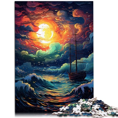 Puzzle für Erwachsene, 1000 Teile, Fantasie-Segelboot bei Sonnenuntergang, Familienunterhaltungsspielzeug, EIN Kunstwerk, 50 x 75 cm, für Teenager ab 14 Jahren Puzzle für Erwachsene, 1000 Teile, Fantasie-Segelboot bei Sonnenuntergang, Familienunterhaltungsspielzeug, EIN Kunstwerk, 50 x 75 cm, für Teenager ab 14 Jahren von SYUNFEI