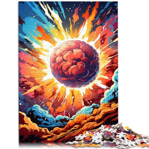 Puzzle für Erwachsene, 2000 Teile, Basketball-Feuer, DIY-Puzzle-Spielzeug, Herausforderung für die Gehirnintelligenz, süchtig machendes Spielzeug, 27,56 x 39,37 Zoll, von SYUNFEI