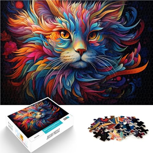 Puzzle 1000 Teile für Erwachsene, Katzen-Puzzle. Helfen Sie dem Gehirn, süchtig machende Spielzeuge zu trainieren und Geduld zu entwickeln. 14,96 Zoll x 20,47 Zoll Puzzle 1000 Teile für Erwachsene, Katzen-Puzzle. Helfen Sie dem Gehirn, süchtig machende Spielzeuge zu trainieren und Geduld zu entwickeln. 14,96 Zoll x 20,47 Zoll von SYUNFEI