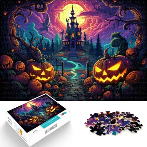 Puzzle für Erwachsene, 1000 Teile, Kürbisschädel, Lernspielzeug, Geschenk zum Geburtstag, 26x38cm, für Teenager ab 14 Jahren Puzzle für Erwachsene, 1000 Teile, Kürbisschädel, Lernspielzeug, Geschenk zum Geburtstag, 26x38cm, für Teenager ab 14 Jahren von SYUNFEI