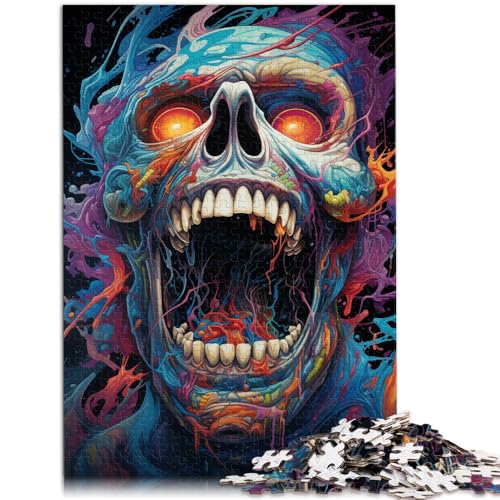 Puzzle für Erwachsene und Kinder, Kunst-Monster-Puzzle, 1000 Teile für Erwachsene, 50 x 75 cm, Holzbrett-Puzzles für Erwachsene und Familien, Lernpuzzle, Familienspiel Puzzle für Erwachsene und Kinder, Kunst-Monster-Puzzle, 1000 Teile für Erwachsene, 50 x 75 cm, Holzbrett-Puzzles für Erwachsene und Familien, Lernpuzzle, Familienspiel von SYUNFEI