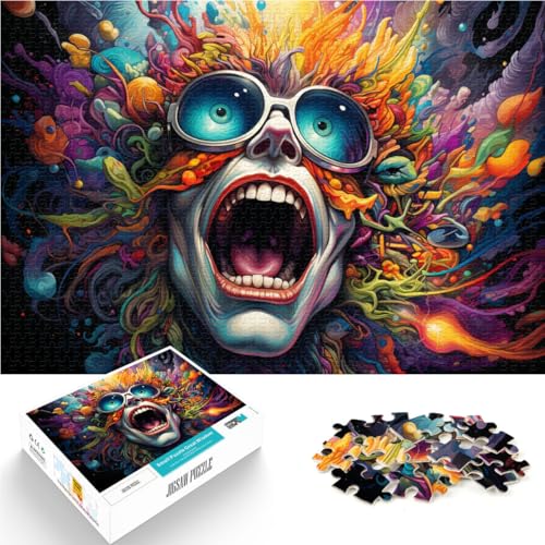 Puzzle für Erwachsene, 2000 Teile, farbenfrohes Kunstgemälde, Familienspiel und Lernspiel für Geburtstag, Weihnachten, 70 x 100 cm, für 14-Jährige Puzzle für Erwachsene, 2000 Teile, farbenfrohes Kunstgemälde, Familienspiel und Lernspiel für Geburtstag, Weihnachten, 70 x 100 cm, für 14-Jährige von SYUNFEI