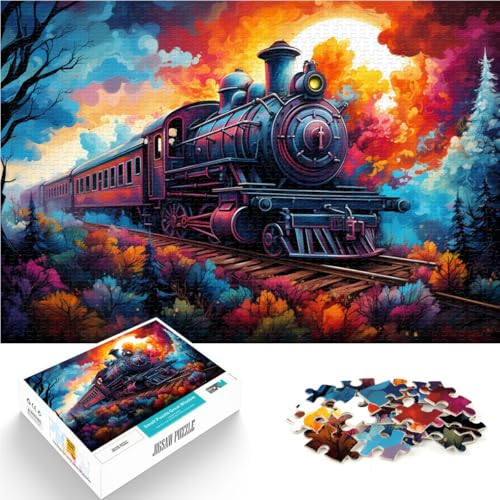 Puzzle für Erwachsene, 1000 Teile, Kunstzug, Heimdekoration, tolles, 38x52cm, für Jugendliche ab 14 Jahren Puzzle für Erwachsene, 1000 Teile, Kunstzug, Heimdekoration, tolles, 38x52cm, für Jugendliche ab 14 Jahren von SYUNFEI