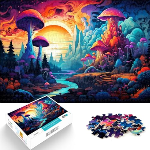 Puzzle für Erwachsene, 1000 Teile, Landschaft, Lernspielzeug, Weihnachtswunschliste mit Weihnachtsmann,50x75cm, für Jugendliche ab 14 Jahren von SYUNFEI