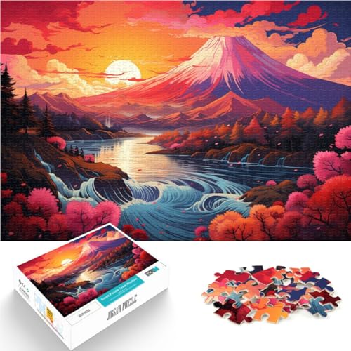 1000-teiliges Puzzle für Erwachsene, Landschafts-Quizspiel,50x75cm, Weihnachts-Puzzle-Geschenke für Teenager ab 14 Jahren von SYUNFEI