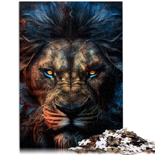 Puzzle für Erwachsene, 1000 Teile, Löwe, anspruchsvolles Spiel, Spielzeug, ganze Familie, 50 x 75 cm, für 14-Jährige Puzzle für Erwachsene, 1000 Teile, Löwe, anspruchsvolles Spiel, Spielzeug, ganze Familie, 50 x 75 cm, für 14-Jährige von SYUNFEI