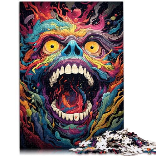 Puzzle für Erwachsene, 1000 Teile, Monster, Stressabbau, Spaß bei Aktivitäten zu Hause, Geburtstagsgeschenk, Reisegeschenk, 19,7 x 29,5 Zoll Puzzle für Erwachsene, 1000 Teile, Monster, Stressabbau, Spaß bei Aktivitäten zu Hause, Geburtstagsgeschenk, Reisegeschenk, 19,7 x 29,5 Zoll von SYUNFEI