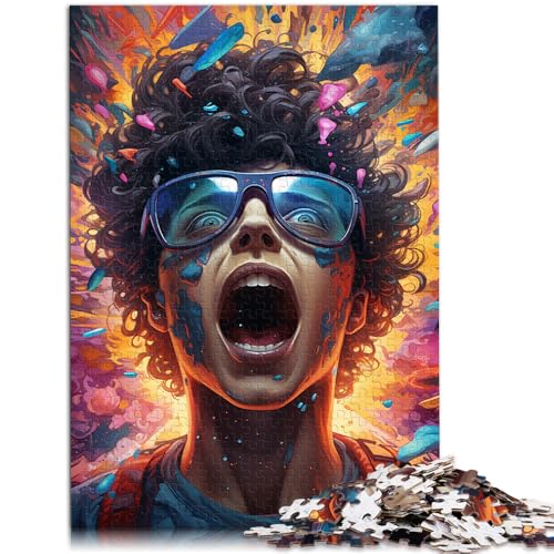 Puzzle für Erwachsene, 2000 Teile, Neonhelden, anspruchsvolles Spiel, Spielzeug, Lernspiel für Geburtstag, Weihnachten, 27,56 x 39,37 Zoll von SYUNFEI