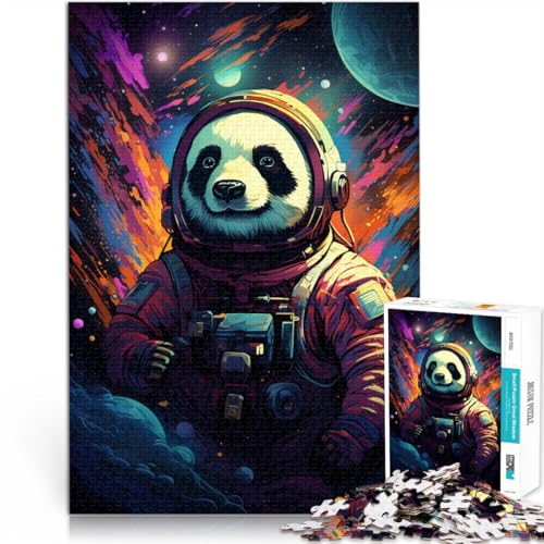 Puzzle für Erwachsene, 1000 Teile, Panda-Astronaut, Lernspielzeug, 38x52cm, für Teenager ab 14 Jahren Puzzle für Erwachsene, 1000 Teile, Panda-Astronaut, Lernspielzeug, 38x52cm, für Teenager ab 14 Jahren von SYUNFEI