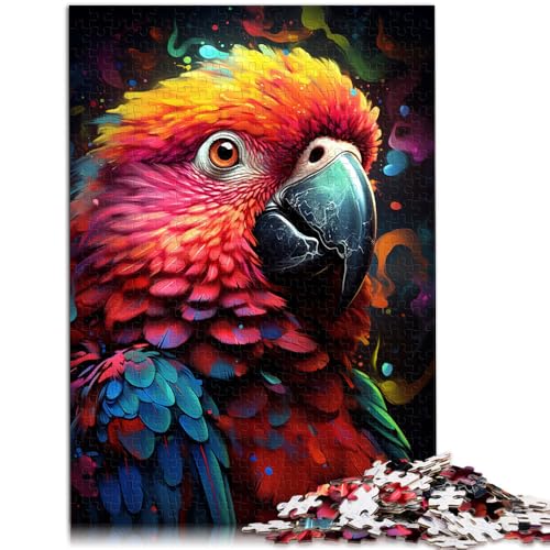 Puzzle für Erwachsene und Kinder, Papagei, 2000-teiliges Puzzlespiel, 27.56 in x39.37 in, Graukartenpuzzle für Erwachsene und Kinder ab 14 Jahren, Denksportaufgabe von SYUNFEI