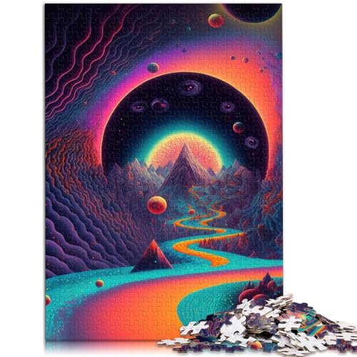 Puzzle für Erwachsene 1000 Teile, Psychedelisches Familienunterhaltungsspielzeug, Lernspiel für Geburtstag, Weihnachten, 14,96 Zoll x 20,47 Zoll Puzzle für Erwachsene 1000 Teile, Psychedelisches Familienunterhaltungsspielzeug, Lernspiel für Geburtstag, Weihnachten, 14,96 Zoll x 20,47 Zoll von SYUNFEI