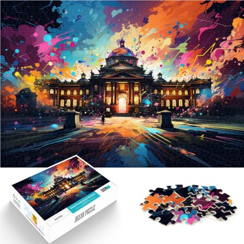1000-teiliges Puzzle für Erwachsene, Schloss Fredensborg, Lernspielzeug, 38x52cm, für Teenager ab 14 Jahren von SYUNFEI