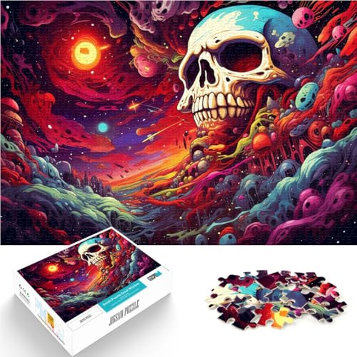 Puzzle für Erwachsene und Kinder, Skelettwelt, 2000 Teile, Lernspiele, 70 x 100 cm, graue Kartenpuzzles für Erwachsene und Kinder, Lernspiel von SYUNFEI