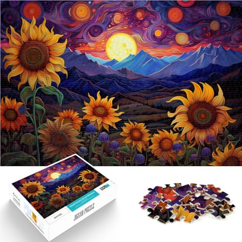 Puzzle für Erwachsene, 1000 Teile, Sonnenblumen unter dem Himmel, Lernspielzeug, Wichtelgeschenke,50x75cm, geeignet für Kinder und Jugendliche ab 14 Jahren Puzzle für Erwachsene, 1000 Teile, Sonnenblumen unter dem Himmel, Lernspielzeug, Wichtelgeschenke,50x75cm, geeignet für Kinder und Jugendliche ab 14 Jahren von SYUNFEI