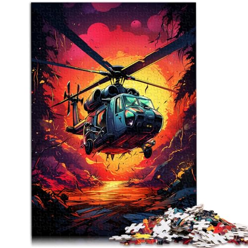 Puzzle 1000 Teile für Erwachsene, Synthwave-Helikopter, Lernspiel für Geburtstag, Weihnachten, 19,7 x 29,5 Zoll Puzzle 1000 Teile für Erwachsene, Synthwave-Helikopter, Lernspiel für Geburtstag, Weihnachten, 19,7 x 29,5 Zoll von SYUNFEI