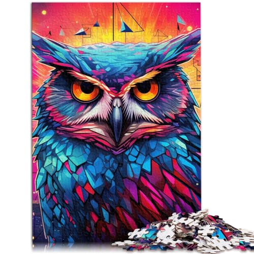Puzzle für Erwachsene, 1000 Teile, Tier-Eulen-Quizspiel, Familienspiel, Stressabbau, schwieriges Herausforderungspuzzle, 14,96 Zoll x 20,47 Zoll von SYUNFEI
