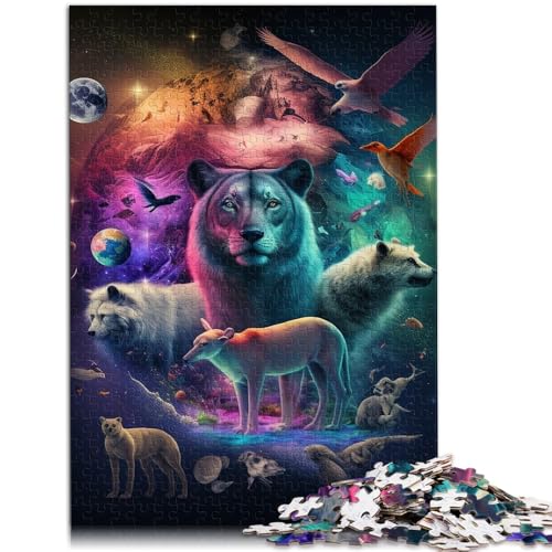 2000-teiliges Puzzle für Erwachsene, Puzzle „Tierwelt“, Spielspielzeug, ganze Familie, 70 x 100 cm von SYUNFEI