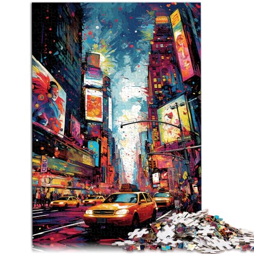 Puzzle für Erwachsene, 2000 Teile, Times Square, Spielzeug, Lernspiele, Stressabbau, Weihnachtspuzzle, Geschenke, 27,56 x 39,37 Zoll, für Jugendliche ab 14 Jahren von SYUNFEI