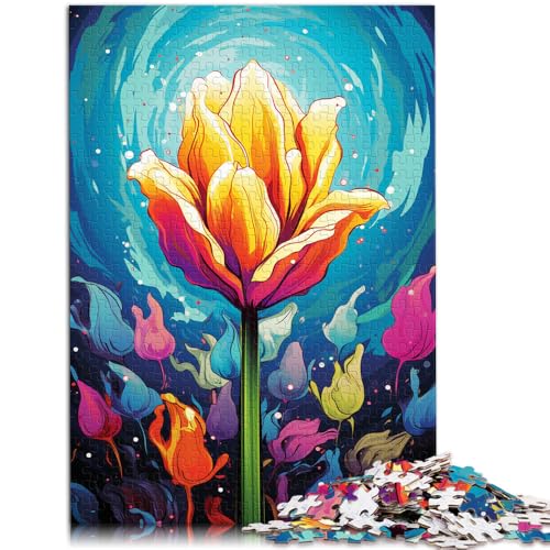 1000-teiliges Puzzle für Erwachsene, Tulpen-Quizspiel, Spaß für zu Hause, Geburtstagsgeschenk, Reisegeschenk, 10,27 x 14,96 Zoll, für 14-Jährige 1000-teiliges Puzzle für Erwachsene, Tulpen-Quizspiel, Spaß für zu Hause, Geburtstagsgeschenk, Reisegeschenk, 10,27 x 14,96 Zoll, für 14-Jährige von SYUNFEI